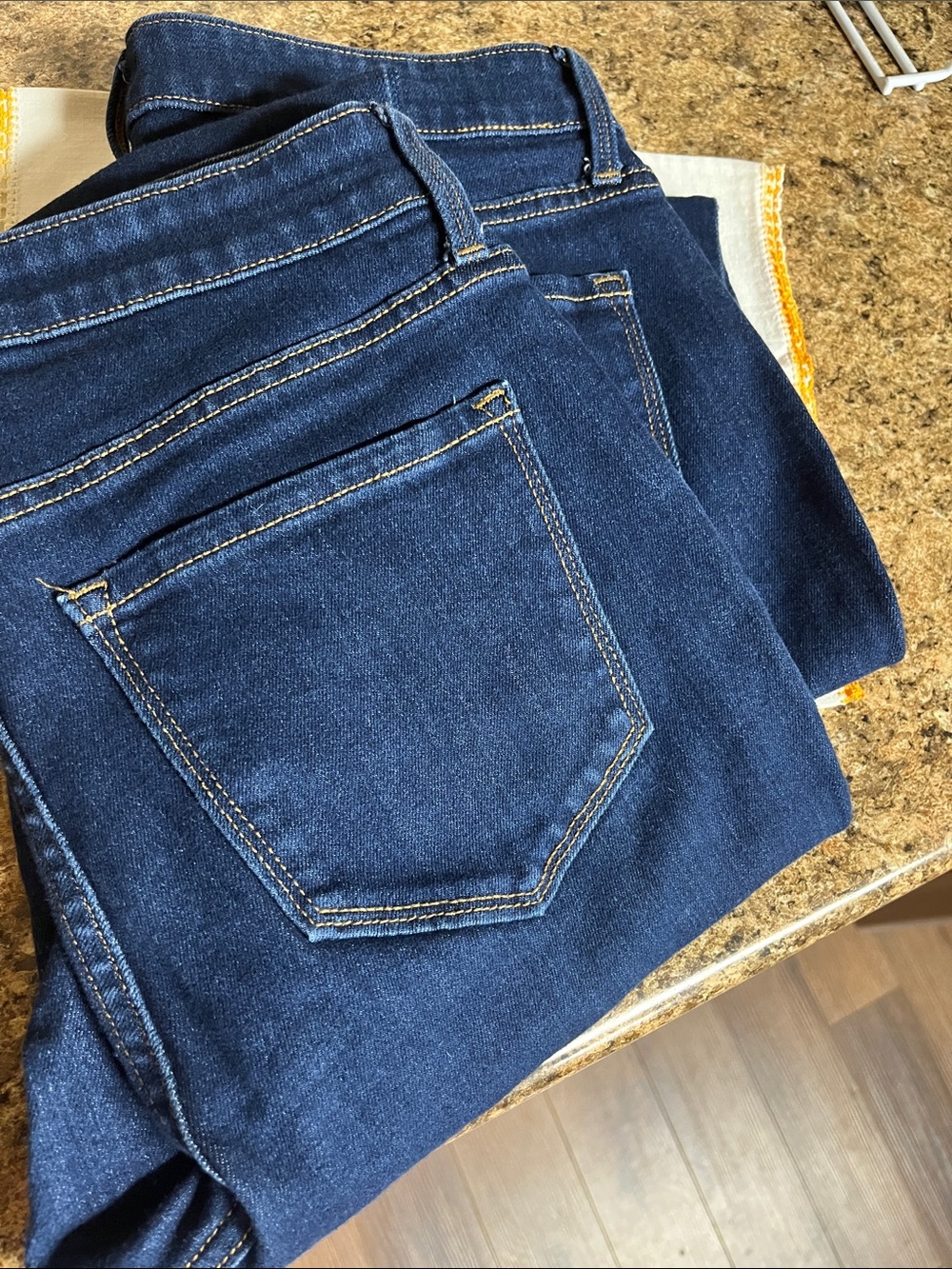 OLD NAVY  Dark Blue High-Rise Super Skinny Jeans (2 pairs) 
Women’s size 10 shor
